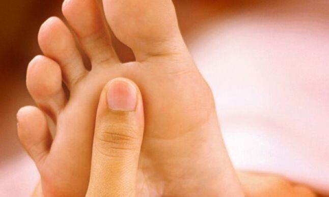 Toenail fungus on nails and feet